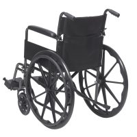 Silver Sport 1 Wheelchair with Full Arms and Swing away Removable Footrest - Image 4