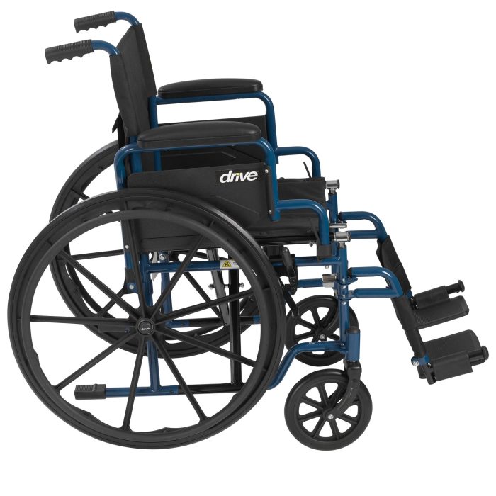 Blue Streak Wheelchair w/ Standard or Elevating Leg Rests - Image 2