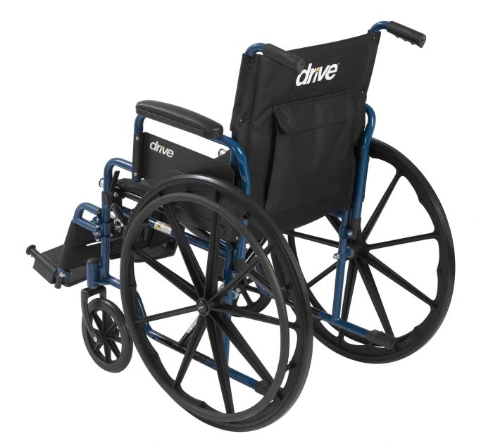Blue Streak Wheelchair w/ Standard or Elevating Leg Rests - Image 4