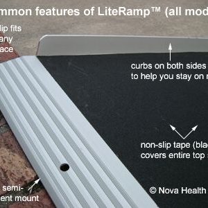 7' Trifold Aluminum Portable ramp - Image 8